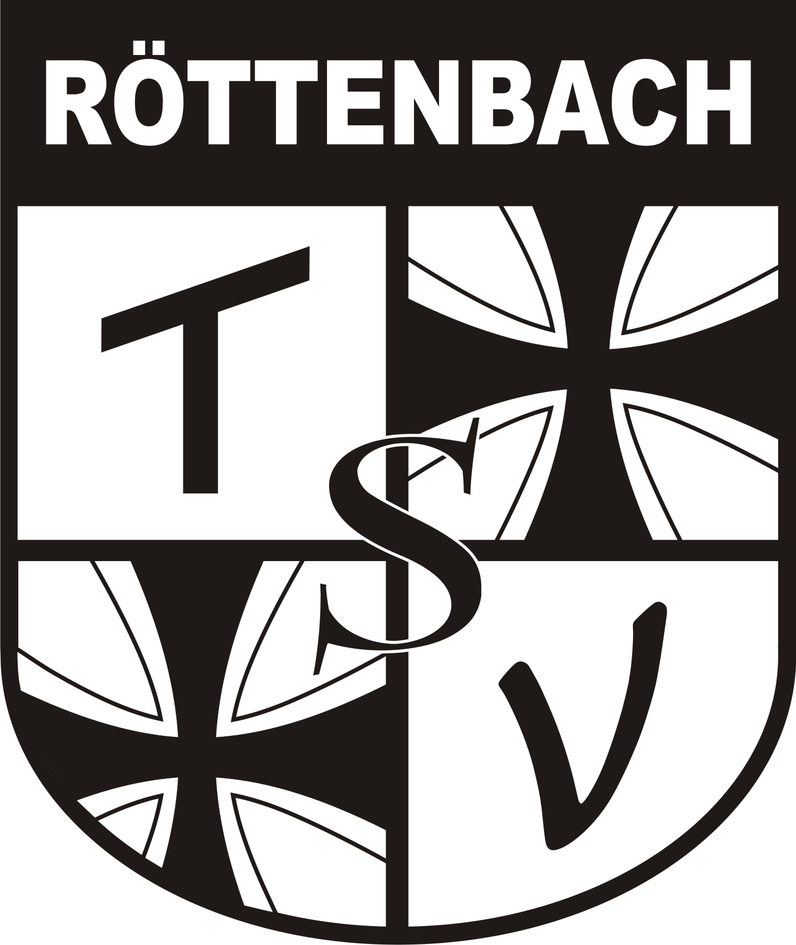 TSV Wappen schwarz 2D 130x150 300dpi